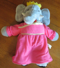 Babar - The Queen Celeste Elephant Plush Doll Toy 13" tall Rotterdam