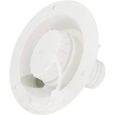 White Gravity Fresh Water Fill Hatch Inlet RV Trailer