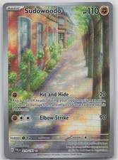Sudowoodo Holo Illustration Rare SV02 Paldea Evolved 219/193 NM on eBay