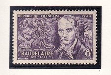 🦬Timbre France N°908 Neuf ** Charles Baudelaire 1951 - MNH**🦬
