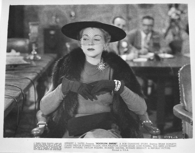 Claire Trevor in the film "Hoodlum Empire", original still, 1952, Near Mint
