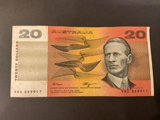 1989 FRASER HIGGINS $20 BANKNOTE CONDITION IS IN PHOTOS,FREE POSTAGE