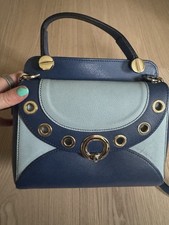 Tosca Blu Leather Bag With Shoulder Strap