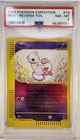 2002 Pokémon Expedition Mew Reverse Foil 19 PSA 8
