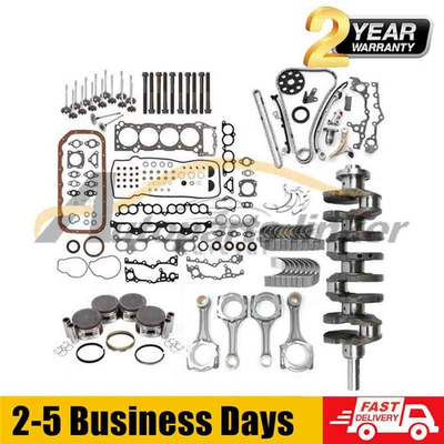 #ad 3RZ FE 2.7L Engine Rebuild Overhaul Kit Crankshaft Rods Timing For Toyota Tacoma $380.00
