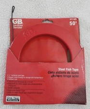 Gardner Bender EFT-50B Steel Fish Tape 50 ft. x 1/8 in. For Fishing Wires