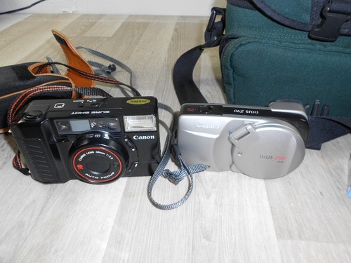 Canon Sure Shot & Ixus Z90 Film Cameras with Accessories Bundle Untested - Picture 3 of 7