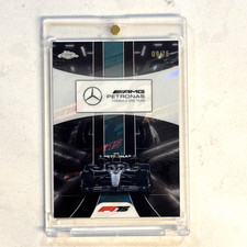 2025 Topps Chrome F1 Mercedes AMG Team Logo 75th Anniversary Refractor /75 #177