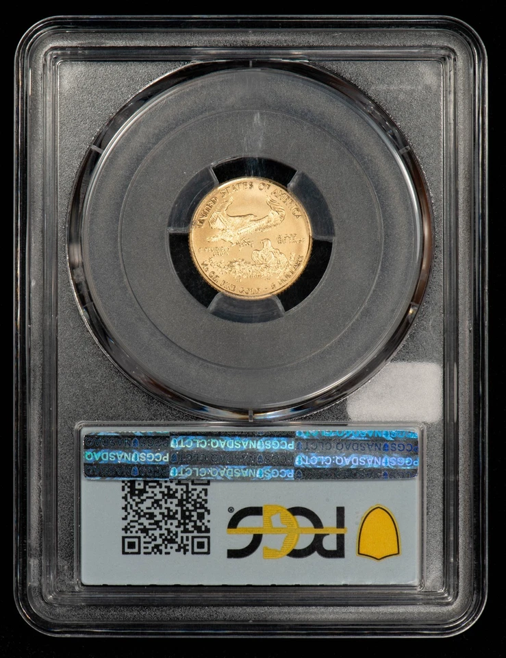 2020 G$5 1/10 oz Gold American Eagle - FDOI - PCGS MS 70 - SKU-G5876 - Image 2 of 4