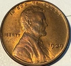 1939 P Lincoln Wheat Cent/Penny GEM Choice BU RB - #900