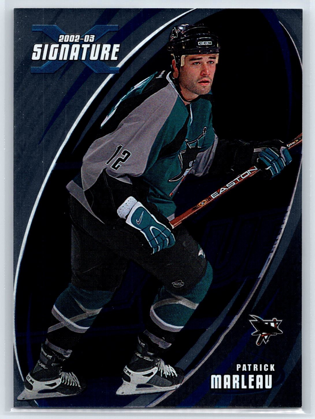 2002-03 Be a Player Signature Series Patrick Marleau San Jose Sharks #069