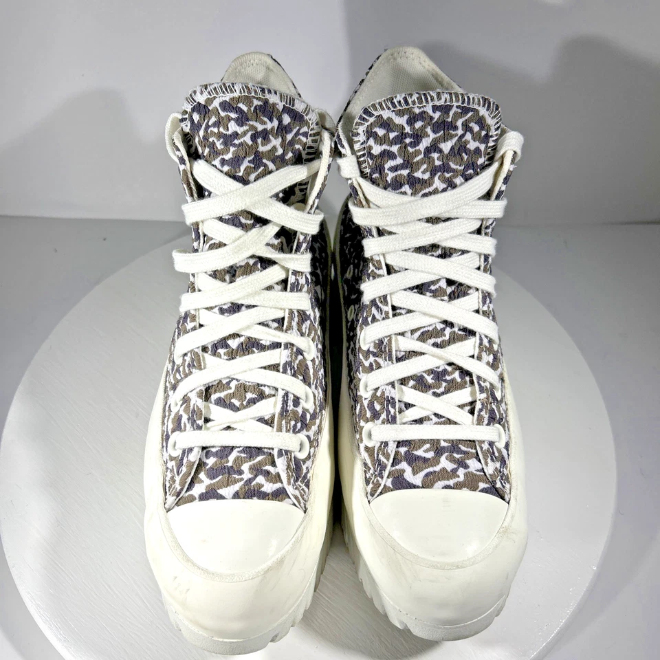 Converse All Star Lugged 2 Womens Size 7.5 Platform Shoes Jacquard High Sneakers - Image 2 of 4