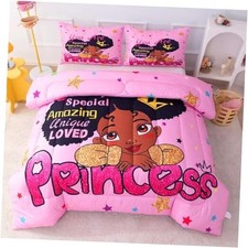 Black Girl Comforter Sets Twin,Black Twin  1 Comforter  2 Pillowshams  Style 4