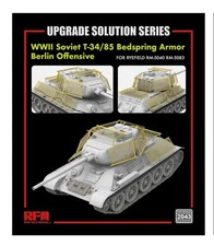 RYEFIELD RM2043 1/35 WWII Soviet T-34/85 Bedspring Armor Berlin Offensive