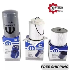 Mopar Diesel Fuel and Oil Filter Set for 2019-2021 Ram 2500 3500 4500 5500 6.7L