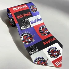 Ralph Marlin TORONTO RAPTORS NeckTie NBA BasketBall Mens Neck Tie 56" x 3.75"