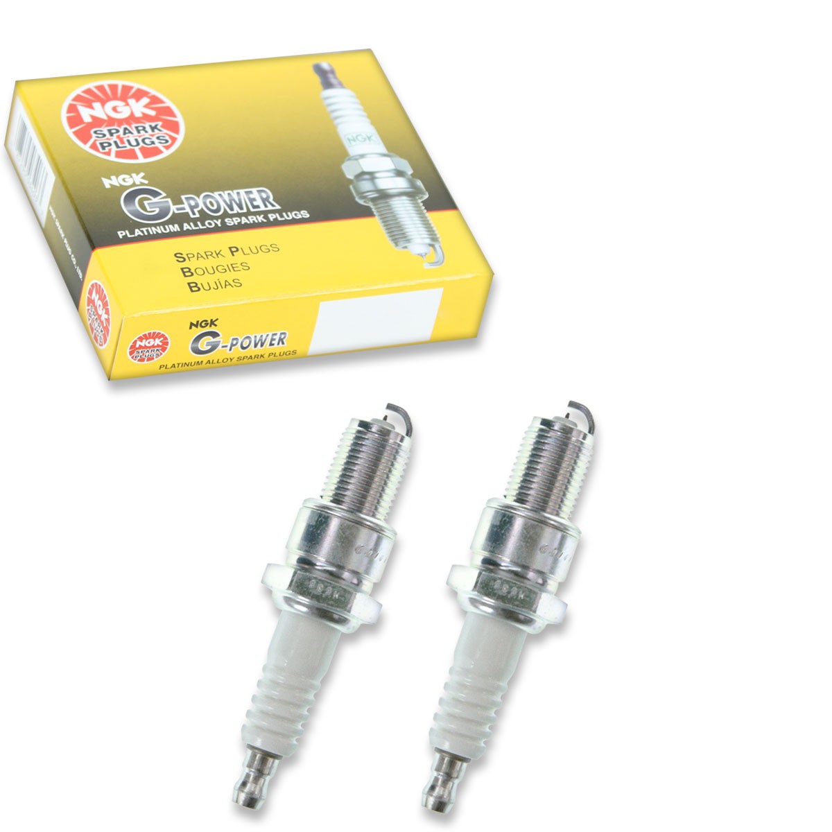 2 pcs NGK G-Power Spark Plugs for 1969-1972 Honda 600 0.6L L2 - Engine Kit ip