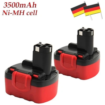 CREABEST 2Pcs 14.4V 3.5Ah Ni-MH Akku für Bosch BAT040 2607335533 2607335685 GDS 14.4 V-LI