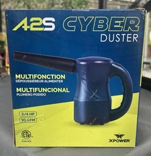 XPOWER 💥 A-2S Navy Cyber Duster Multipurpose Powered Air Duster & Blower - NEW