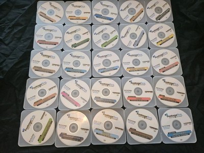 Huge Lot of 25 FootageFirm Royalty Free Stock Footage & Production Music DVDs -