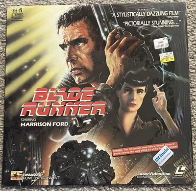 BLADE RUNNER Laserdisc Deleted Violent Scenes Special Edition Rare W/Org Shrink