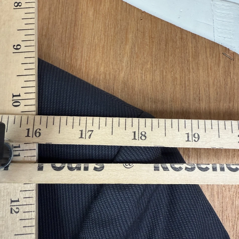 Traje Egara Para Hombres 40R Gris Rayas 2 Botones Mezcla Lana Calce Ajustado 3 Piezas 34x29 Foto 4 de 4