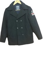 Appaman Fine Tailoring Boys Sz 12 Wool Blend Coat Jacket Charcoal Grey