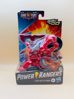 Hasbro - Power Rangers - T-Rex Battle Rider Rot - Dino Fury Rip'n Go *NEU*
