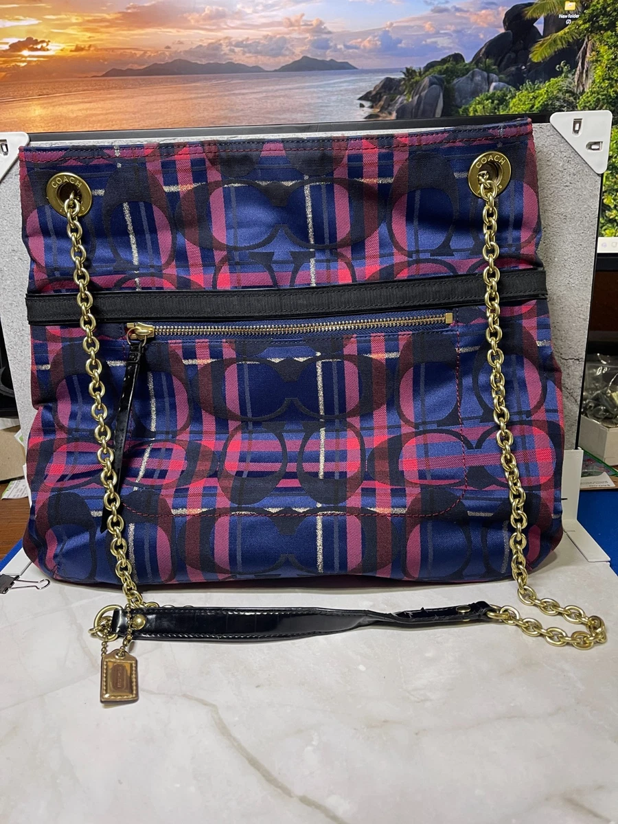 Coach Poppy Plaid Medium Bags & Handbags for Women for sale | eBay