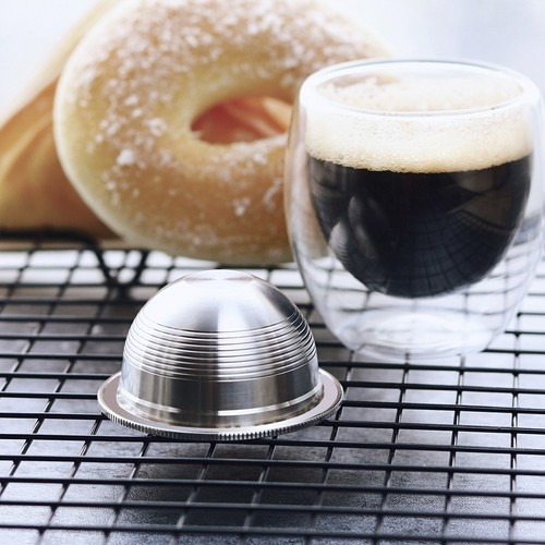 Brand New Reusable Stainless Steel Capsule Pod For Nespresso Vertuo Plus series - Picture 6 of 12