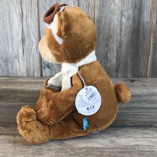 Manhattan Toy Aviator Teddy Bear 12" Stuffed Animal Plush Lovey Soft Goggles - Picture 3 of 5