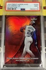 1999 Topps Finest Ken Griffey Jr Hank Aaron Award Contenders Refractor PSA 9