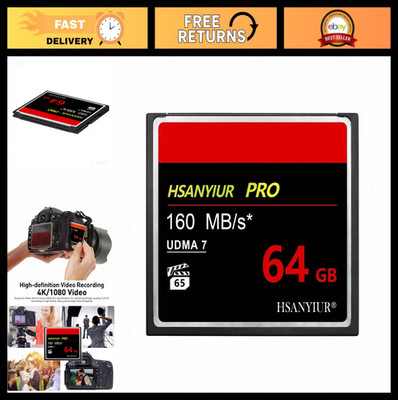 64GB High Speed CF Card - UDMA Camera Memory Card for DSLR & Photography