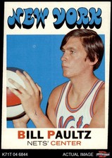 1971 Topps #156 Billy Paultz Nets RC St. John's 3 - VG