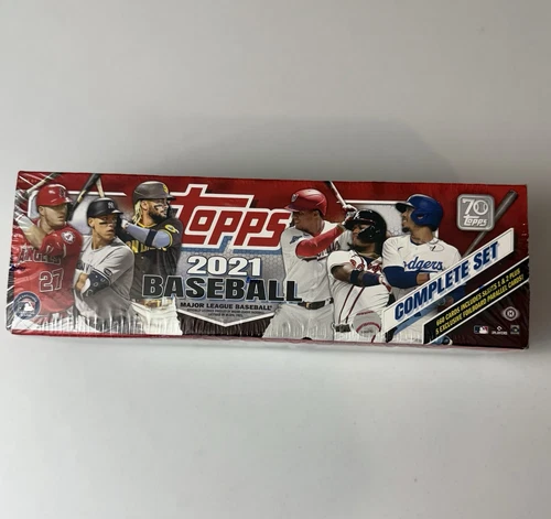 Topps 2021 Baseball Complete Set Factory Sealed Hobby Box MLB New