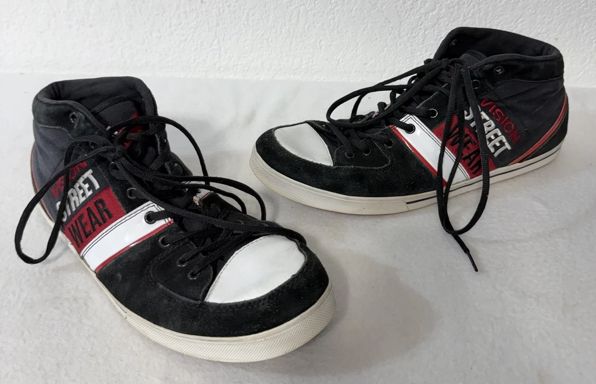 Skateshoes Vision Street Wear Vintage - Nubuck Marron, Taille 39.5 Homme, Occasion Bon état