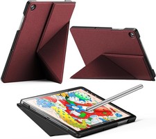 Slim Foldable Book-Style Case for Samsung Galaxy Tab A11 Plus 11 Inch, Burgundy
