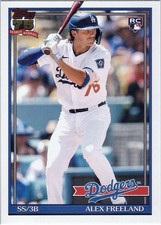Alex Freeland - Rookie - 1991 Throwback - 2026 Topps - Los Angeles Dodgers