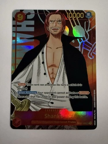 One Piece Shanks Parallel OP01-120 Romance Dawn Foil