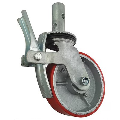 Scaffold Caster, Polyurethane, 6 In, 800 Lb,  5Vp48