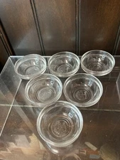 Lys Clear Stackable Nesting Spice Condiment Bowls by Duralex 2.25”D France Lot/6
