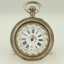 Rare Antique Silver Pocket Watch Men's no fusee duplex chronometer repeater RAR