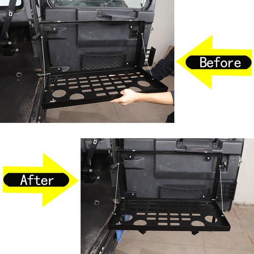 Caja de almacenamiento multifuncional para portón trasero maletero para Land Rover Defender 2004-2019 - Imagen 2 de 9
