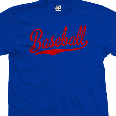 Baseball Script Tail Shirt | All Star Sports Team Jersey T