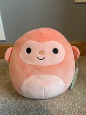Squishmallow Elton The Monkey with Tag Orange 8 Inches Soft Plush