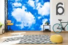 3D Himmel Weiß Wolken Q7956 Tapete Wandgemälde Fototapete Selbstklebend Kay