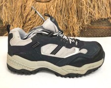 BRAHMA Amy Shoes Steel Toe Safety Womens Sneaker Size 8.5 Blue/White 