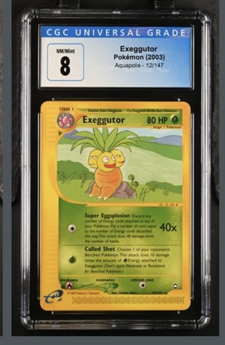 Exeggutor graded CGC 8 for sale on eBay