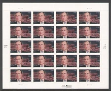 3882 MOSS HART 37c MINT SUPERB-NH SHEET