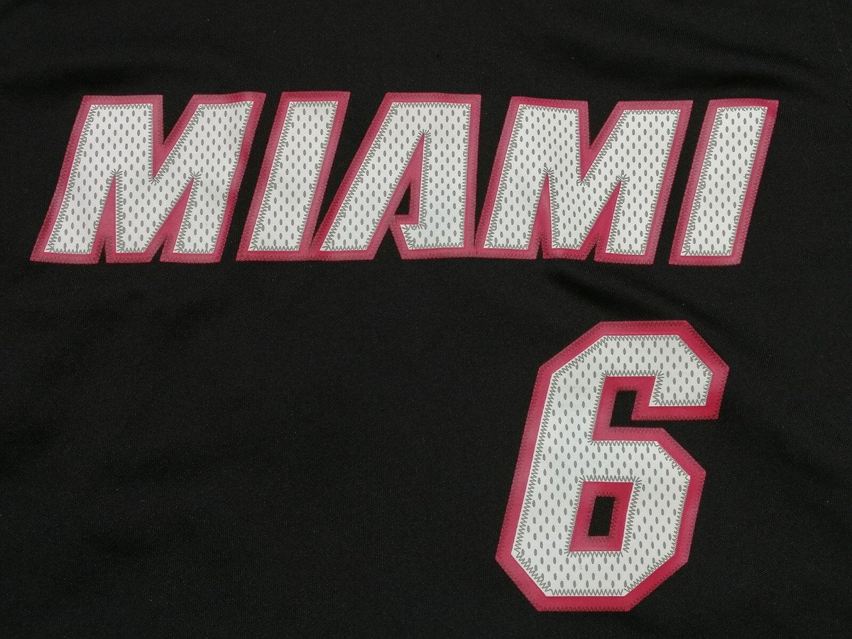 NBA MIAMI HEAT 2013 BASKETBALL SHIRT JERSEY ADIDAS #6 James